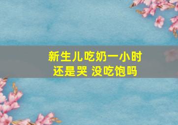 新生儿吃奶一小时还是哭 没吃饱吗